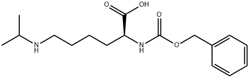 N6-(1-甲基乙基)-N2-[(苯基甲氧基)羰基]-L-赖氨酸 结构式