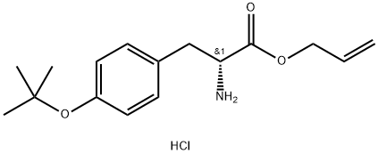 H-D-TYR(TBU)-ALLYL ESTER HCL 结构式