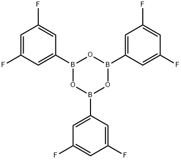 2,4,6-三(3,5-二氟苯基)硼酸 结构式