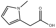 1-甲基吡咯-2-乙酸 结构式