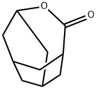 4-氧杂三环[4.3.1.1(3,8)]十一烷-5-酮 结构式