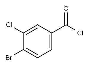 4-Bromo-3-chlorobenzoyl chloride 结构式