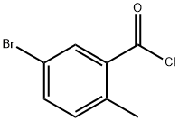 2-甲基-5-溴苯甲酰氯 结构式