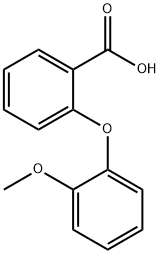 苯甲酸,2-(2-甲氧基苯氧基)- 结构式