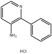 2-苯基吡啶-3-胺盐酸盐 结构式