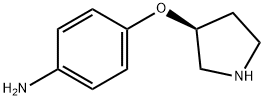 4-[(3S)-3-PYRROLIDINYLOXY]-BENZENAMINE 结构式