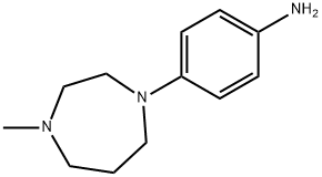 4-(4-METHYL-1,4-DIAZEPAN-1-YL)ANILINE 结构式