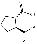 (1S,2S)-环戊基-1,2-二羧酸 结构式