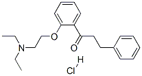 2'-[2-(diethylamino)ethoxy]-3-phenylpropiophenone hydrochloride 结构式