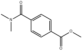 4-(二甲基氨基甲酰基)苯甲酸甲酯 结构式