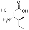 L-beta-高异亮氨酸盐酸盐 结构式