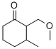 2-METHOXYMETHYL-3-METHYLCYCLOHEXAN-1-ONE 结构式