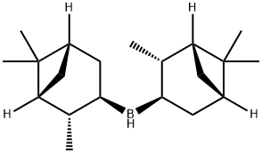 (-)-二异松蒎基硼烷 结构式