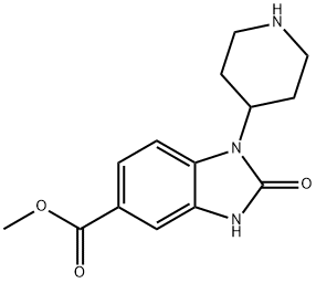 METHYL 2-OXO-1-PIPERIDIN-4-YL-2,3-DIHYDRO-1H-BENZOIMIDAZOLE-5-CARBOXYLATE