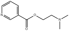 2-(DIMETHYLAMINO)ETHYL NICOTINATE 结构式