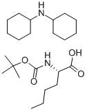 叔丁氧羰酰基正亮氨酸二环己胺盐 结构式