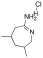 2H-Azepin-7-amine,3,4,5,6-tetrahydro-3,5-dimethyl-,monohydrochloride(9CI) 结构式