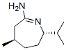 2H-Azepin-7-amine,3,4,5,6-tetrahydro-5-methyl-2-(1-methylethyl)-,(2S,5R)-(9CI) 结构式
