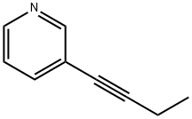 Pyridine, 3-(1-butynyl)- (9CI) 结构式