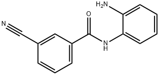 N-(2-aminophenyl)-3-cyanobenzamide 结构式