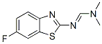 Methanimidamide, N-(6-fluoro-2-benzothiazolyl)-N,N-dimethyl- (9CI) 结构式