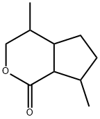 5,9-Dimethyl-3-oxabicyclo[4.3.0]nonan-2-one 结构式