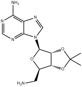 5'-氨基-5'-脱氧-2',3'-O-异丙叉腺苷 结构式