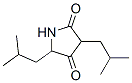 2,4-Pyrrolidinedione, 3,5-bis(2-methylpropyl)- (9CI) 结构式