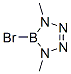 5-Bromo-4,5-dihydro-1,4-dimethyl-1H-tetrazaborole 结构式