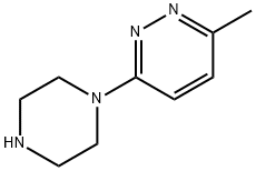 3-METHYL-6-PIPERAZIN-1-YLPYRIDAZINE 结构式