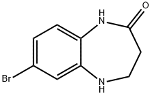 7-溴-4,5-二氢-1H-苯并[B][1,4]二氮杂啅-2(3H)-酮 结构式