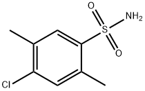4-氯-2,5-二甲基苯磺胺 结构式
