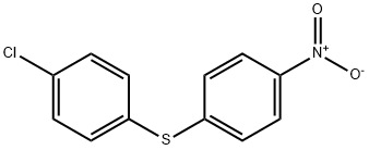 4-氯-4'-硝基二苯硫醚 结构式