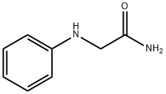 2-苯胺基乙酰胺 结构式