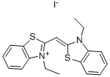 3,3-二乙基硫菁碘盐 结构式