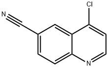 4-氯-6-氰基喹啉 结构式