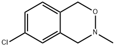 6-Chloro-3,4-dihydro-3-methyl-1H-2,3-benzoxazine 结构式