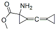 Cyclopropanecarboxylic acid, aminocyclopropylidenemethylene-, methyl ester (9CI) 结构式