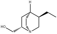 (2S,4S,5R)-5-乙基-2-奎宁环基甲醇 结构式