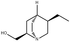 (2R,4S,5R)-5-乙基-2-奎宁环基甲醇 结构式