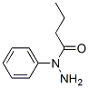 Butanoic  acid,  1-phenylhydrazide 结构式