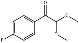 4'-fluoro-2,2-dimethoxyacetophenone 结构式