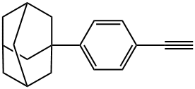4-金刚烷苯乙炔基 结构式