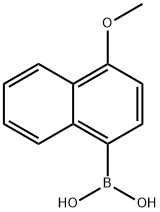 (4-甲氧基-1-萘基)硼酸 结构式