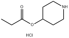 4-丙酸哌啶酯盐酸盐 结构式