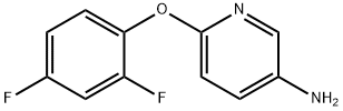 6-(2,4-二氟苯氧基)吡啶-3-胺 结构式