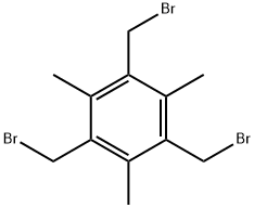 2,4,6-三溴甲基三甲基苯 结构式