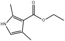 2,4-二甲基-3-吡咯羧酸乙酯 结构式