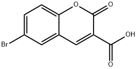 6-溴香豆素-3-甲酸 结构式