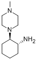 TRANS-2-(4-METHYLPIPERAZIN-1-YL)CYCLOHEXANAMINE 结构式